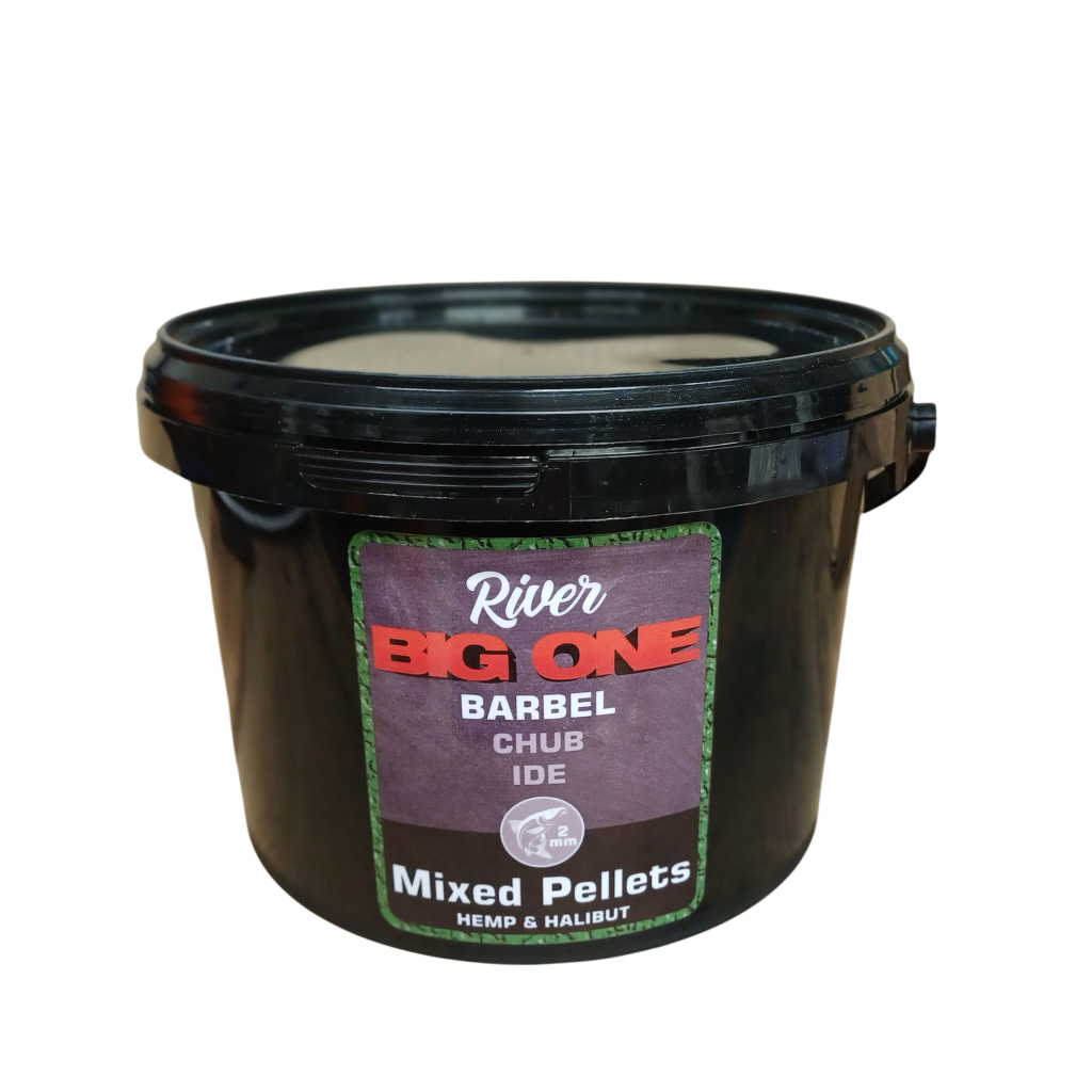 BIG ONE River Hemp & Halibut 2mm Pellets Mix - 2kg
