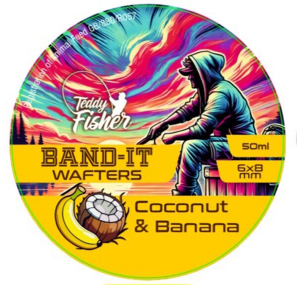 Coconut-Banana-Band-It-Wafters-6x8mm-sticker.jpg Coconut & Banana Band-It Wafters 6x8mm