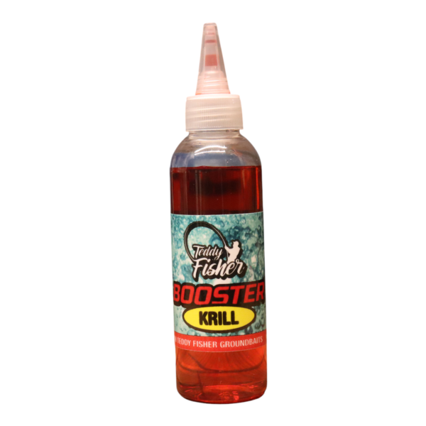 Krill Booster Krill Booster – Marine-based liquid fishing attractant with natural krill scent. PVA-safe and ideal for carp and coarse bait applications.