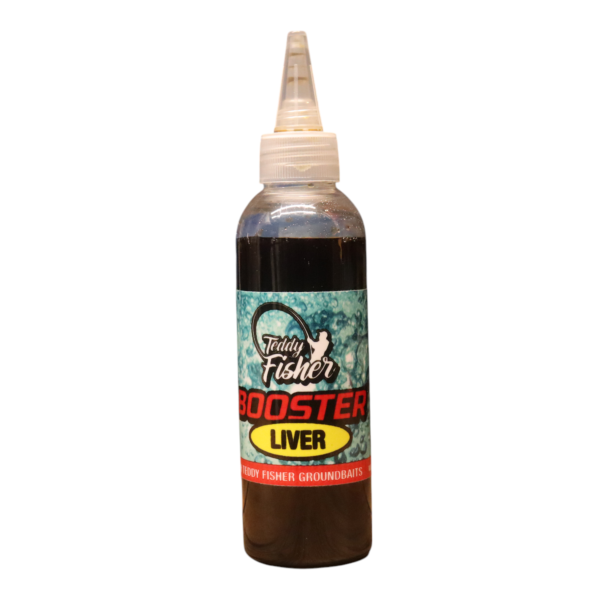 Liver Booster Liver Booster – Meaty, natural liquid attractant in a 250ml bottle. PVA-safe and perfect for bait enhancement in carp and coarse fishing.