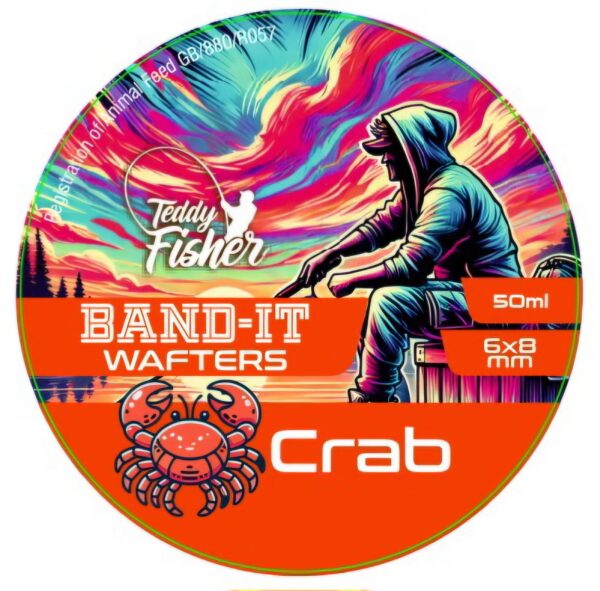 Monster-Crab-Band-It-Wafters-6x8mm-sticker.jpg Monster Crab Band-It Wafters 6x8mm