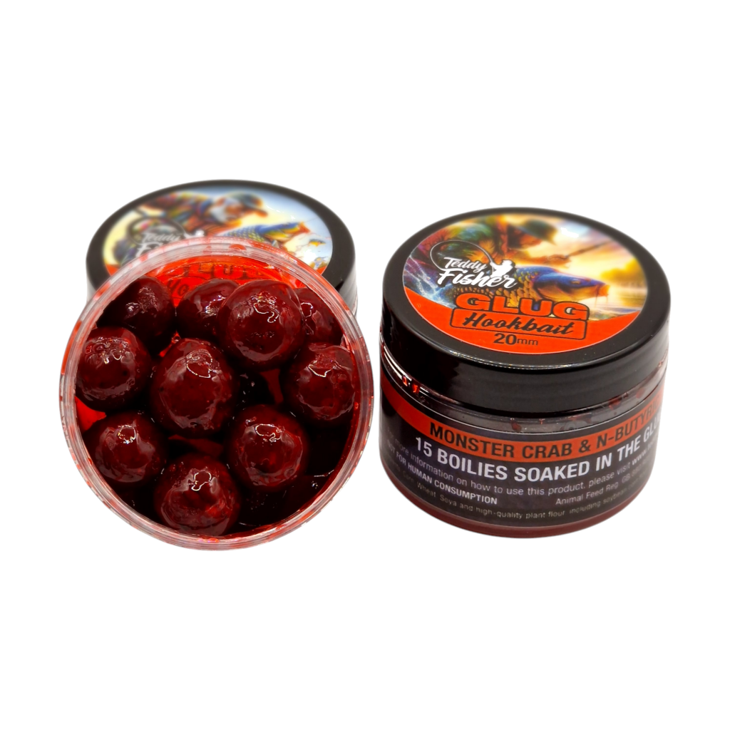 Monster Crab & N-Butyric Glug Hookbaits 15x20mm