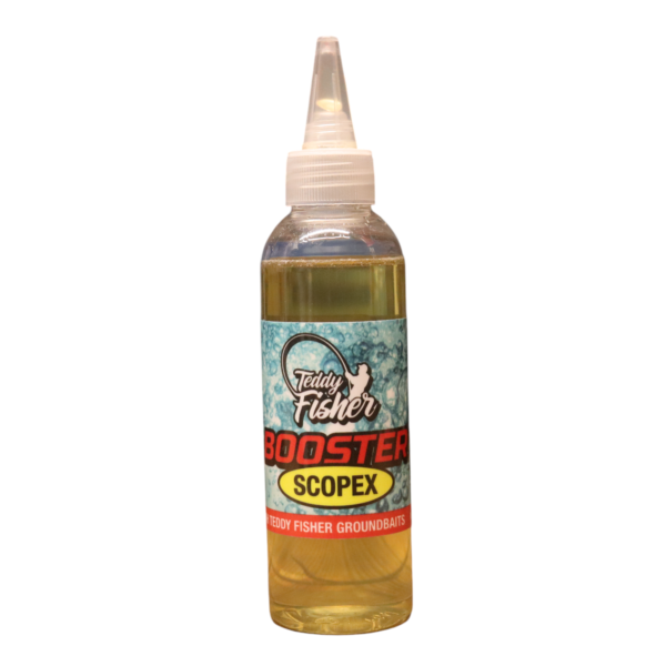Scopex Booster Scopex Booster – Creamy, sweet liquid fishing attractant in 250ml bottle. PVA-friendly and ideal for boosting hookbaits and groundbait.