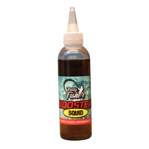 Squid Booster – Savoury liquid fishing attractant for hookbaits, pellets, and PVA mixes. Ideal for carp and coarse angling.